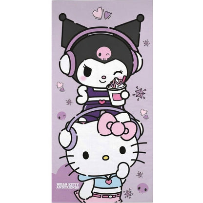 Hello Kitty Best Friend Bath Towel, ( ) Polyester Kids' Bath Towel – 70 x 140 cm