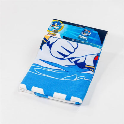 Sonic the Hedgehog Fast Lane , (Fast Dry) Badetuch für Kinder aus Polyester – 70 × 140 cm