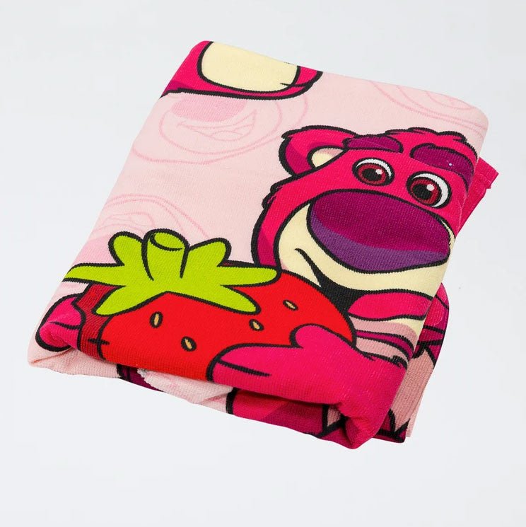 Disney Toy Story Lotso Badehandtuch, ( ) Badetuch für Kinder aus Polyester – 70 × 140 cm