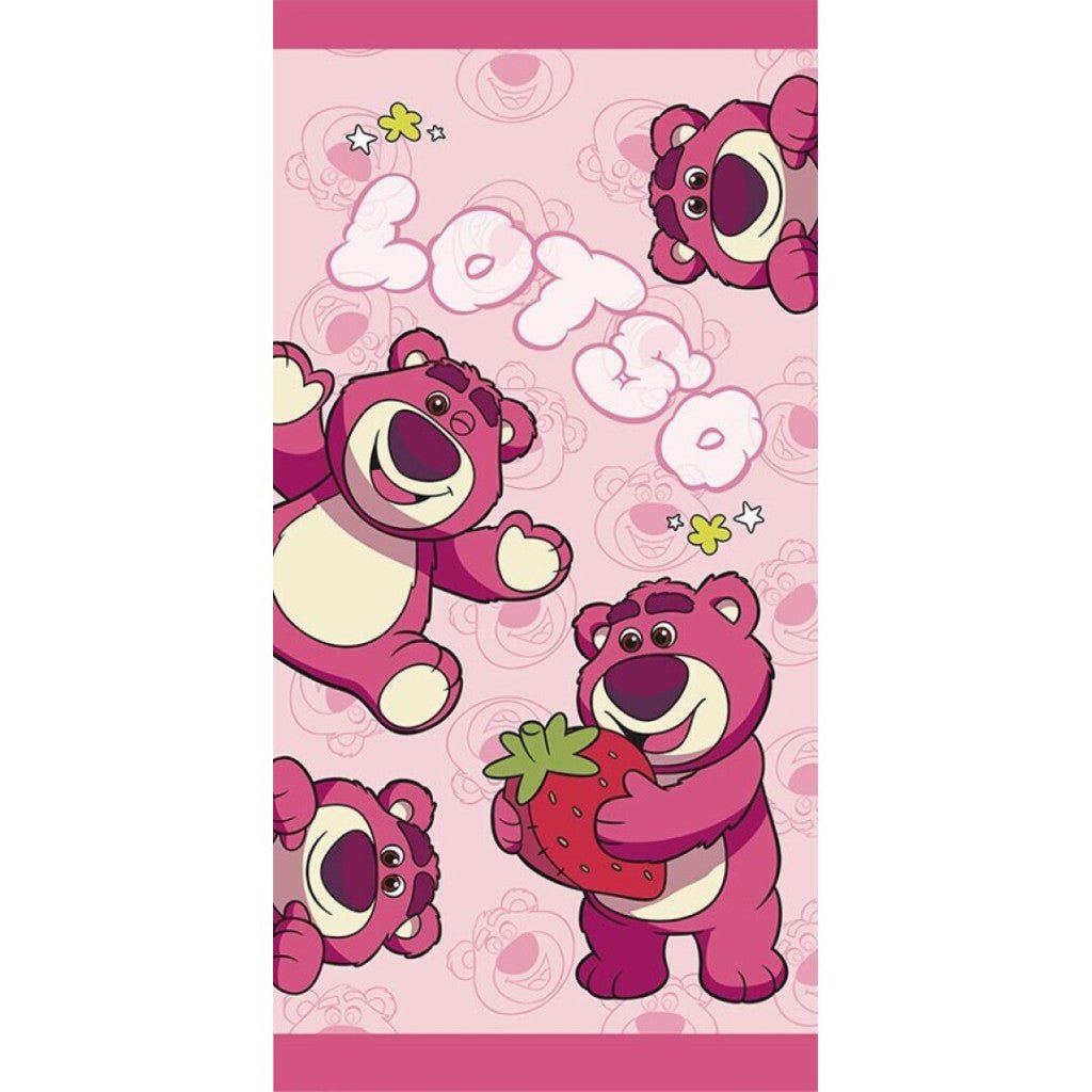 Disney Toy Story Lotso Badehandtuch, ( ) Badetuch für Kinder aus Polyester – 70 × 140 cm