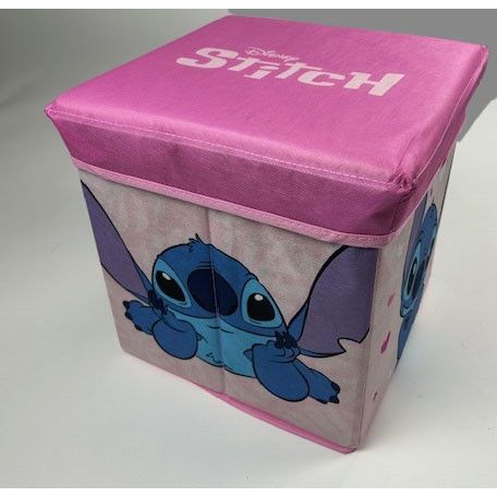 Disney Lilo et Stitch Sweet Hearts Rangement de jouets pour enfants – 30 x 30 x 30 cm