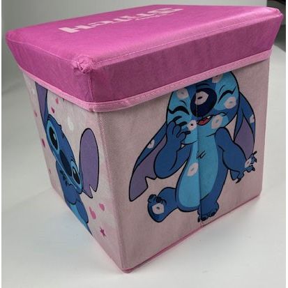 Disney Lilo et Stitch Sweet Hearts Rangement de jouets pour enfants – 30 x 30 x 30 cm
