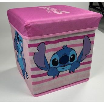 Disney Lilo et Stitch Sweet Hearts Rangement de jouets pour enfants – 30 x 30 x 30 cm