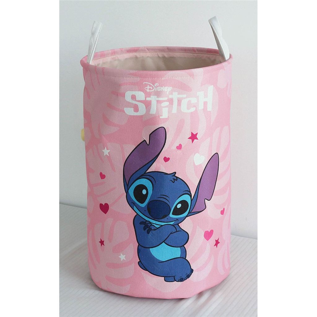 Disney Lilo et Stitch Sweet Hearts Panier à linge Boîte de rangement pour enfants – 52 × 30 cm