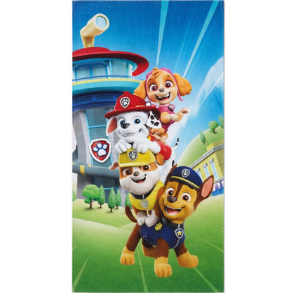 Paw Patrol Tower Rescue Badetuch für Kinder aus Baumwolle – 70 × 140 cm