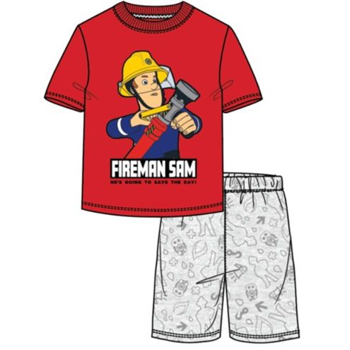 Feuerwehrmann Sam Kinderkurzpyjama 98-128 cm