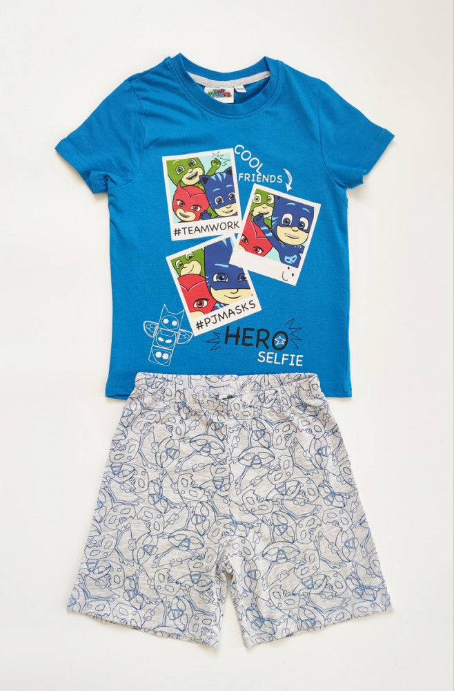 PJ Masks kurzer Kinderpyjama 98-128 cm