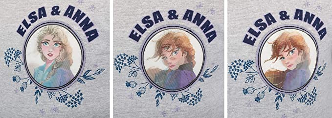Disney Eiskönigin Kinderpullover mit holografischem Muster 110/116 cm