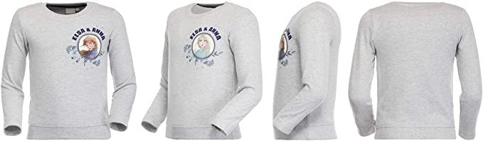 Disney Eiskönigin Kinderpullover mit holografischem Muster 110/116 cm