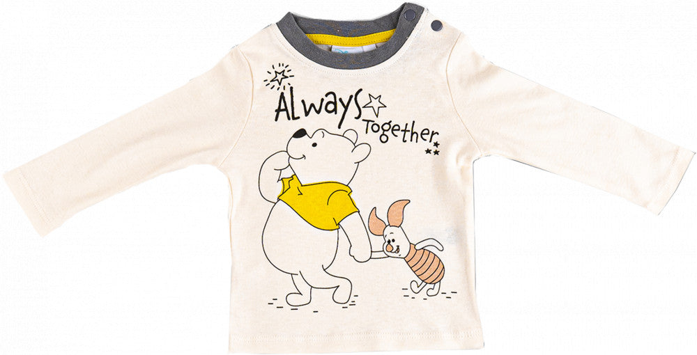 Disney Winnie Puuh Baby T-Shirt, Oberteile 2er Pack 62/68 cm