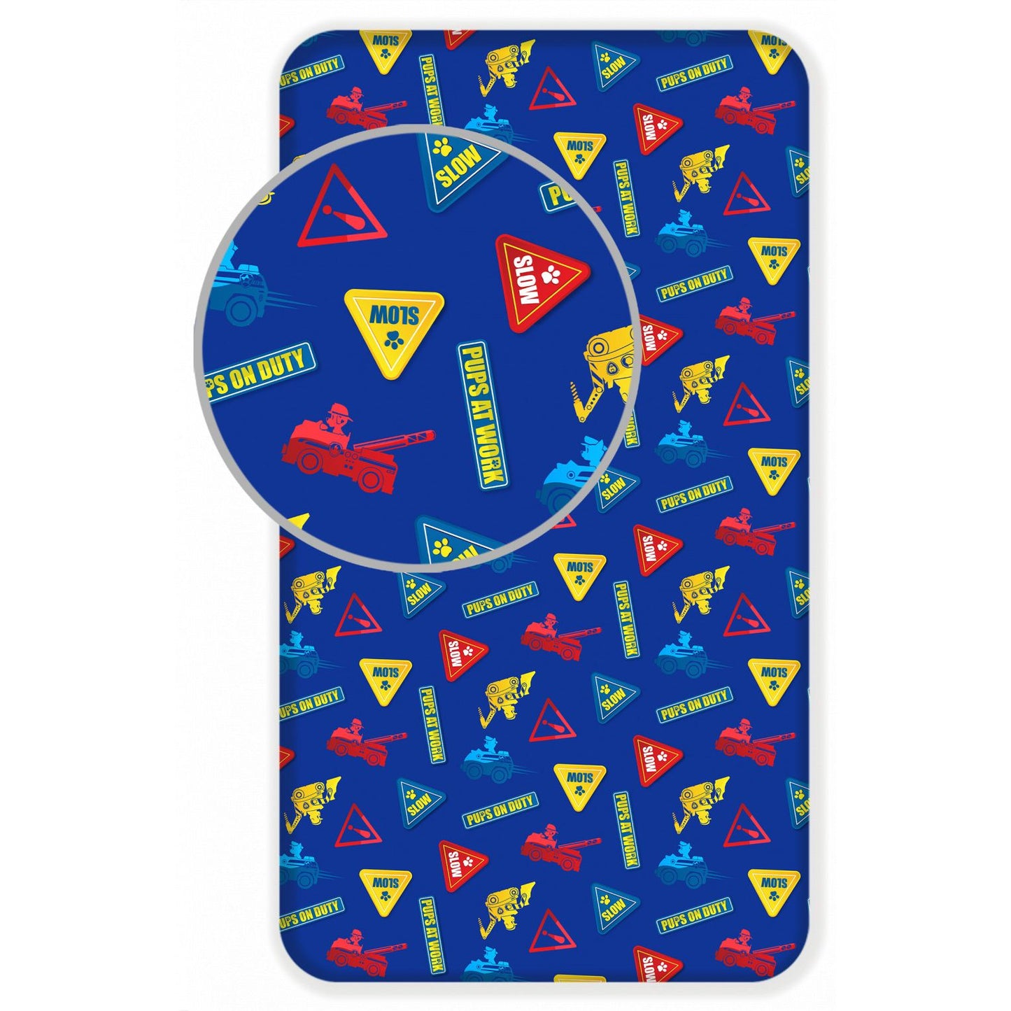 Paw Patrol Signpost Gummibezug 90x200 cm