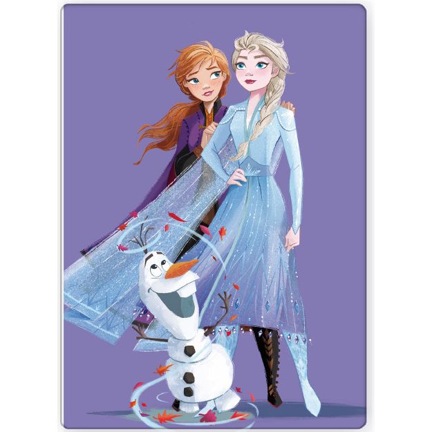 Disney Eiskönigin Purple Fleecedecke 100x140cm
