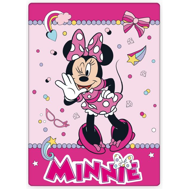 Disney Minnie Funny Polardecke 100x140cm