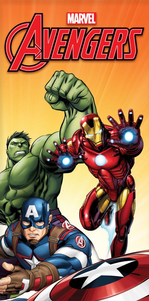 Avengers Fight Badetuch für Kinder aus Baumwolle – 70 × 140 cm