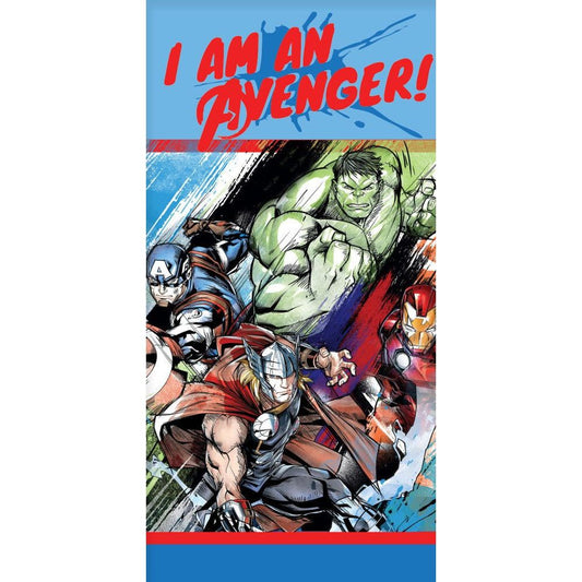 Avengers Drew Badehandtuch Badetuch für Kinder aus Baumwolle – 70 × 140 cm
