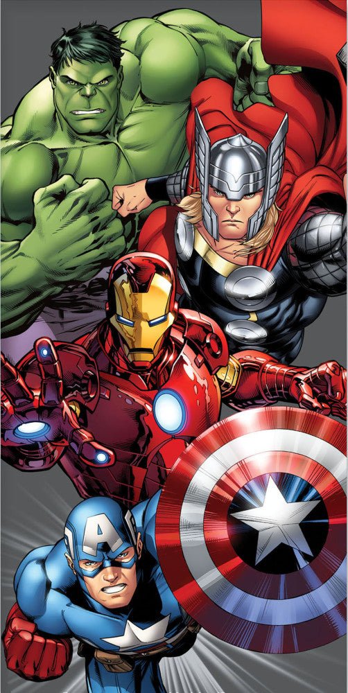 Avengers War Badetuch für Kinder aus Baumwolle – 70 × 140 cm