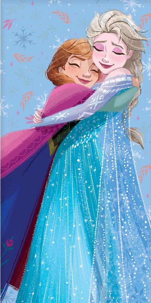 Disney Eiskönigin Bond Badetuch für Kinder aus Baumwolle – 70 × 140 cm