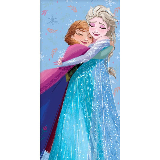 Disney Eiskönigin Bond Badetuch für Kinder aus Baumwolle – 70 × 140 cm
