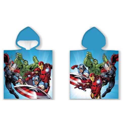 Avengers Badeponcho für Kinder aus Baumwolle – 50 × 100 cm