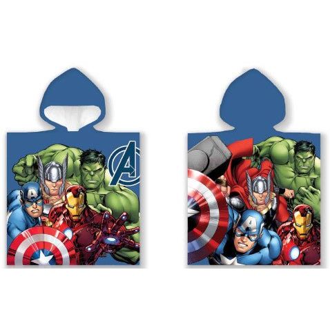 Avengers Badeponcho für Kinder aus Baumwolle – 50 × 100 cm