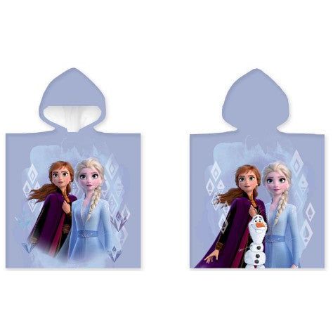 Disney Eiskönigin Badeponcho für Kinder aus Baumwolle – 50 × 100 cm