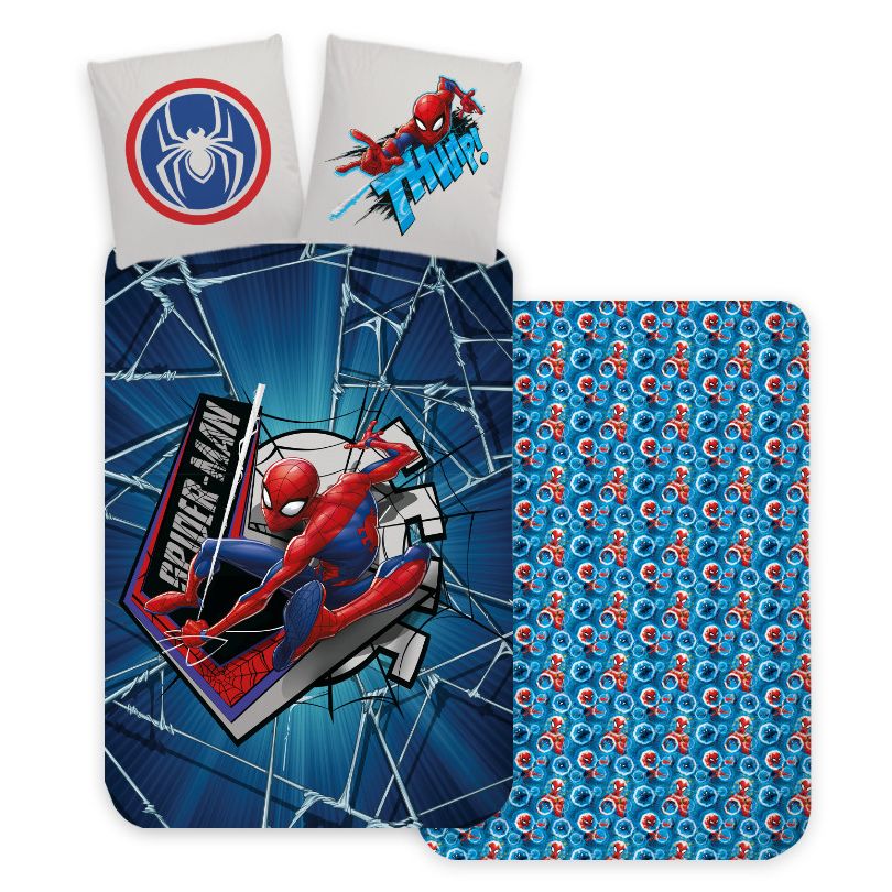 Spiderman Thiwp Bettwäschebezug 140×200cm, 70×90 cm