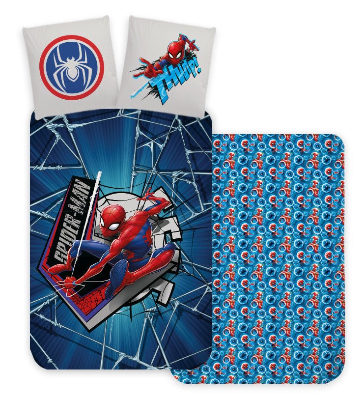 Spiderman Thiwp Babybettwäsche-Set – 100 × 135 cm + 40 × 60 cm, Baumwolle