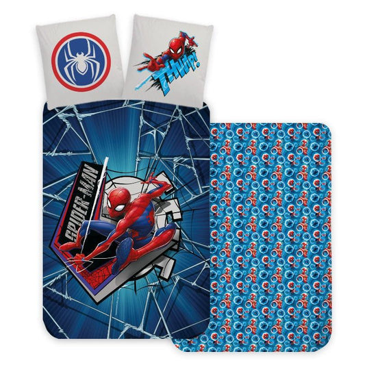 Spiderman Thiwp Babybettwäsche-Set – 100 × 135 cm + 40 × 60 cm, Baumwolle