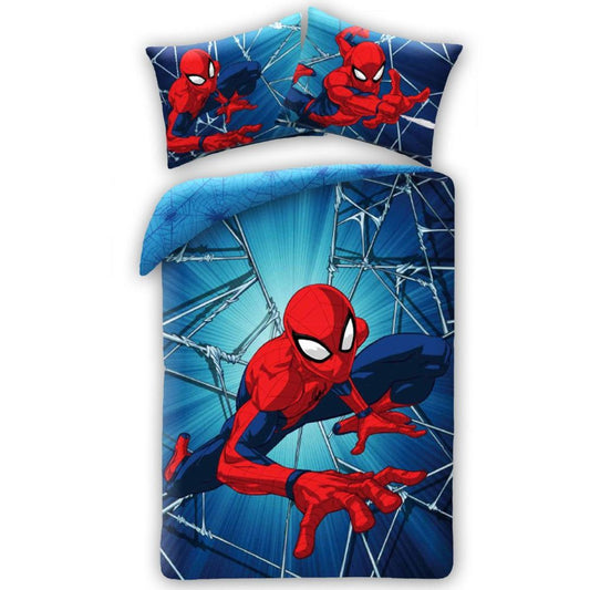 Spiderman Dynamic Babybettwäsche-Set – 100 × 135 cm + 40 × 60 cm, Baumwolle