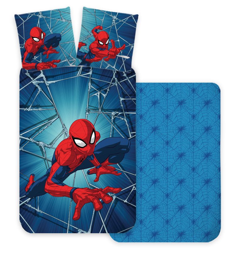 Spiderman Dynamic Babybettwäsche-Set – 100 × 135 cm + 40 × 60 cm, Baumwolle