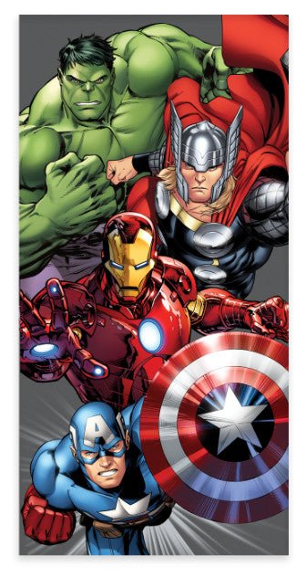 Avengers Assembly Badetuch für Kinder aus Baumwolle – 60 × 120 cm