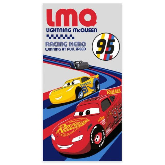 Disney Cars Full Speed Badehandtuch Badetuch für Kinder aus Baumwolle – 60 × 120 cm