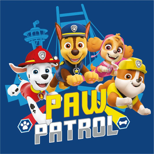 Paw Patrol Team Gesichtstuch für Kinder aus Baumwolle – 30 × 30 cm