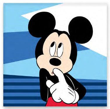 Disney Mickey Shy , Gesichtshandtuch Gesichtstuch für Kinder aus Baumwolle – 30 × 30 cm