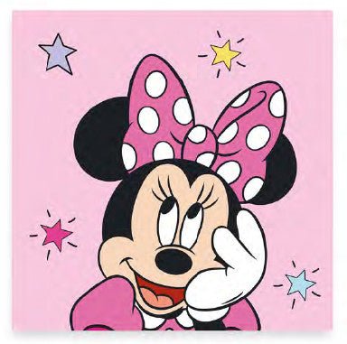 Disney Minnie Star Gesichtstuch für Kinder aus Baumwolle – 30 × 30 cm