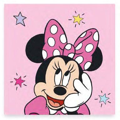 Disney Minnie Star Gesichtstuch für Kinder aus Baumwolle – 30 × 30 cm