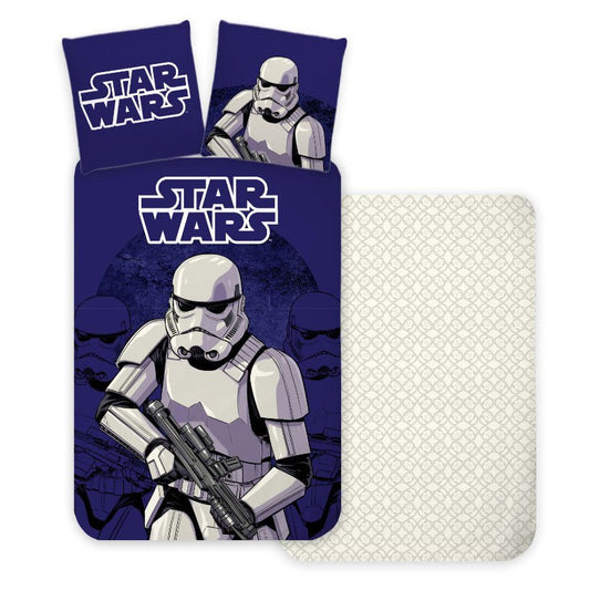 Star Wars Stormtrooper Babybettwäsche-Set – 100 × 135 cm + 40 × 60 cm, Baumwolle
