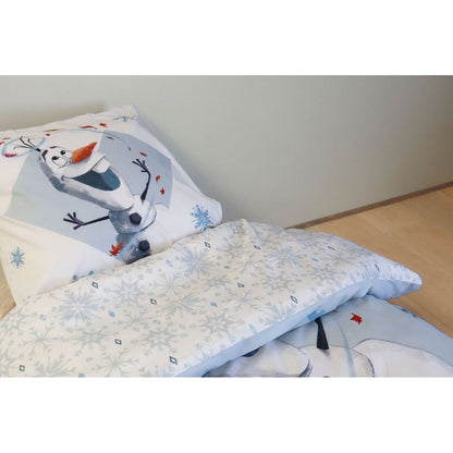 Disney Eiskönigin Olaf Babybettwäsche-Set – 100 × 135 cm + 40 × 60 cm, Baumwolle