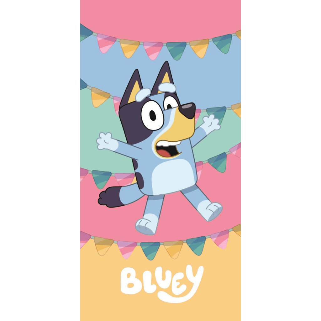 Bluey Parade Badetuch für Kinder aus Baumwolle – 70 × 140 cm