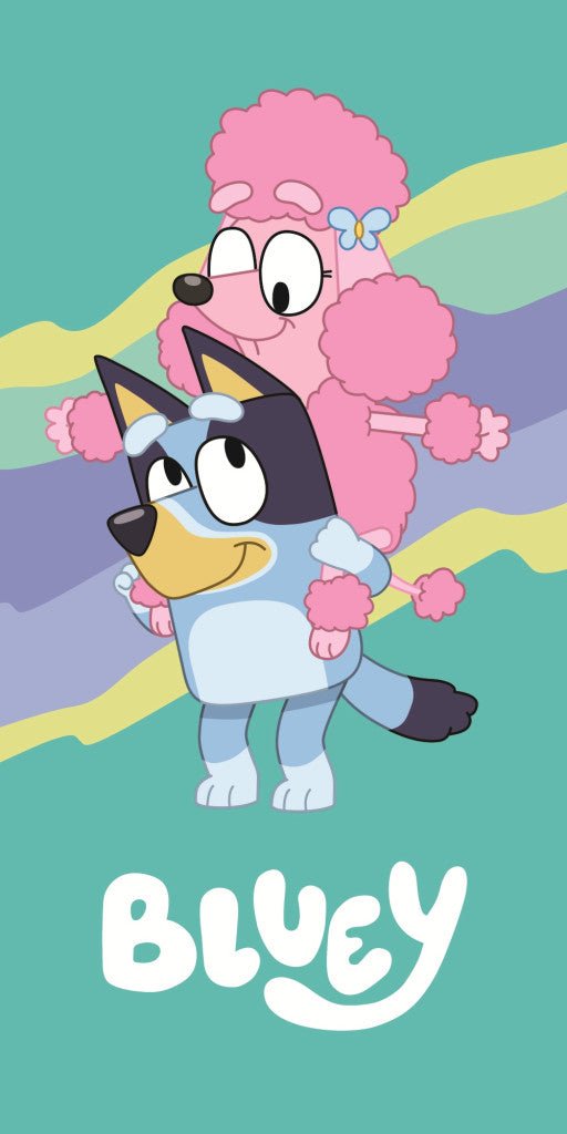 Bluey Coco Badetuch für Kinder aus Baumwolle – 70 × 140 cm