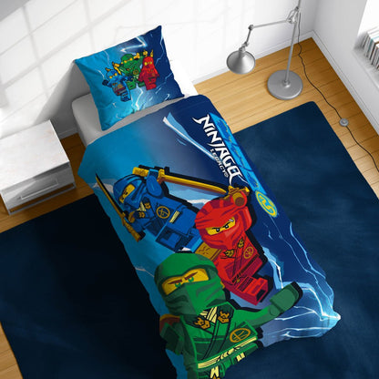 Lego Dragon's Rising Kinder- für Kindergarten Babybettwäsche-Set – 100 × 135 cm + 40 × 60 cm, Baumwolle