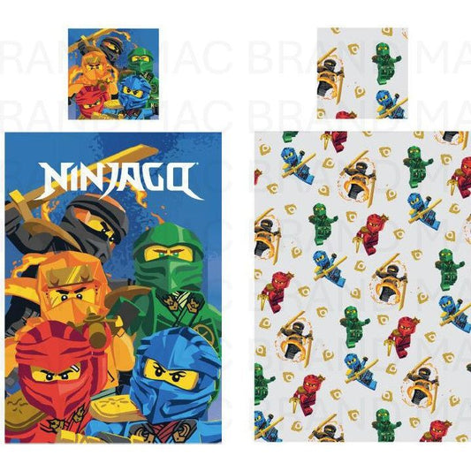 Lego Ninja Sanctuary Kinder-Kita Babybettwäsche-Set – 100 × 135 cm + 40 × 60 cm, Baumwolle