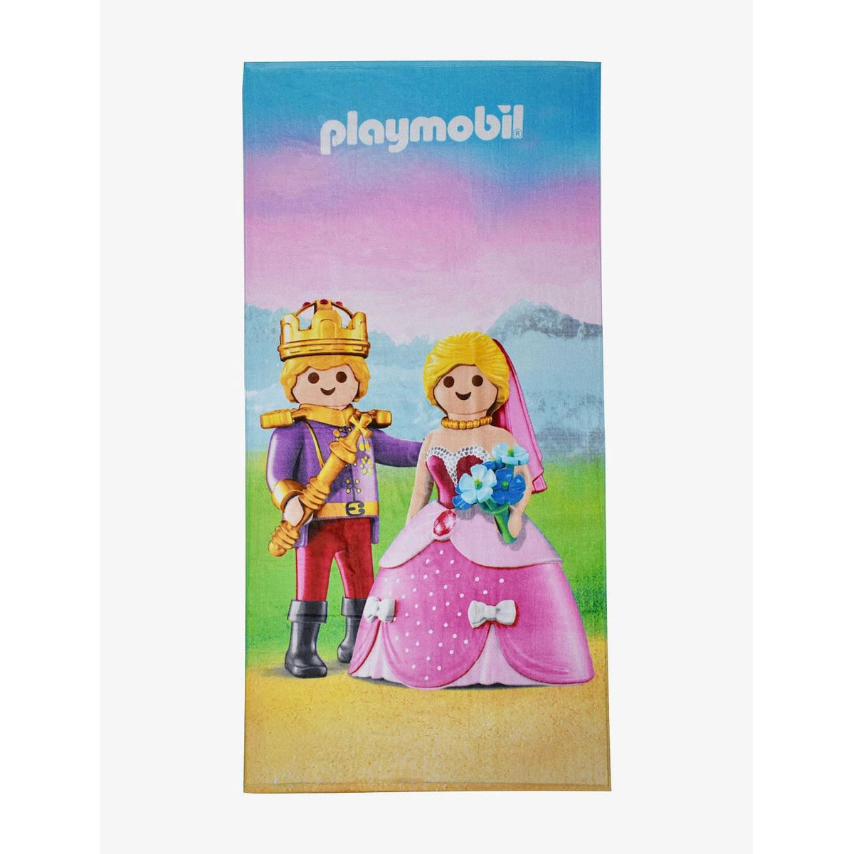 Playmobil Enchanted Wedding Cotton Bath Towel for Kids – 70 × 140 cm