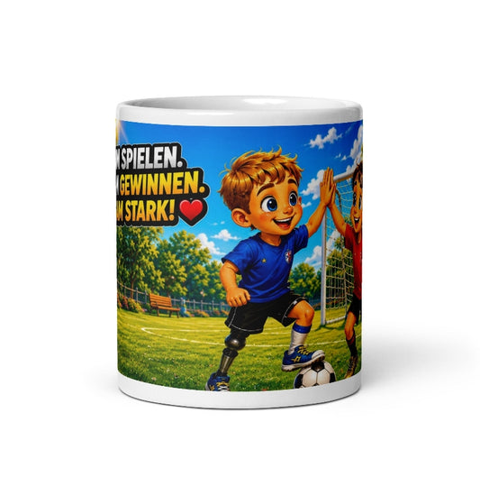 Hand in Hand Tasse – Freundschaft, Hilfe & Zusammenhalt