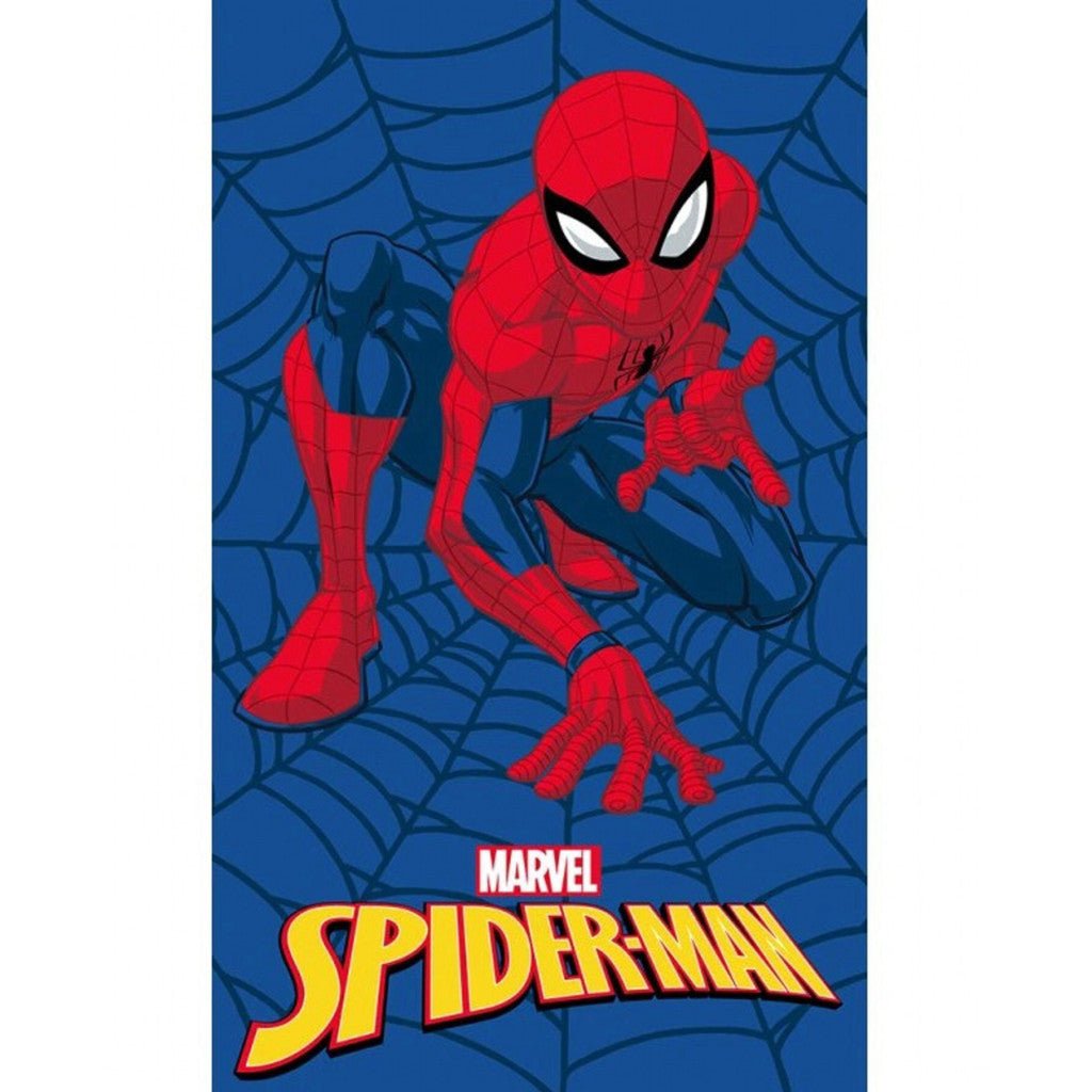 Spiderman Web Hand- und Gesichtshandtuch Handtuch für Kinder aus Baumwolle – 30 × 50 cm