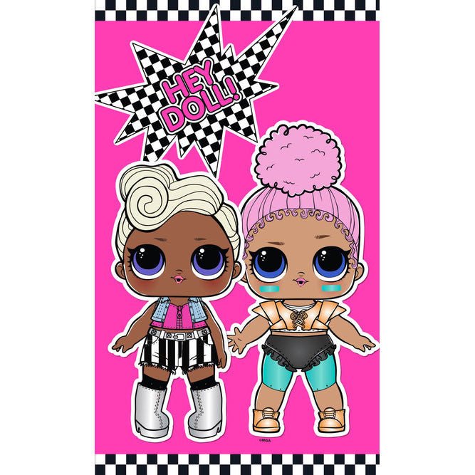LOL Surprise! Hey Doll Gesichtstuch für Kinder aus Baumwolle – 30 × 50 cm