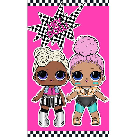 LOL Surprise! Hey Doll Gesichtstuch für Kinder aus Baumwolle – 30 × 50 cm