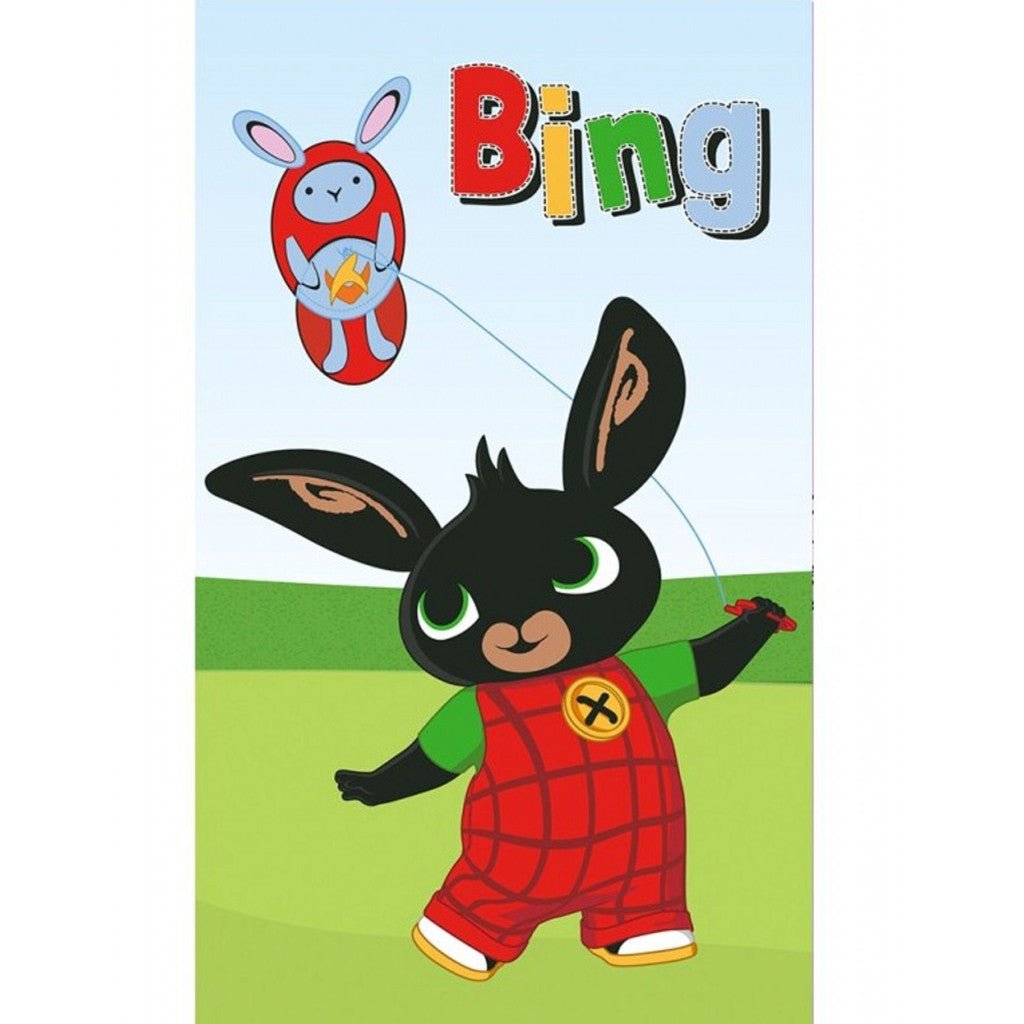 Bing Hoppity Voosh Gesichtstuch für Kinder aus Baumwolle – 30 × 50 cm