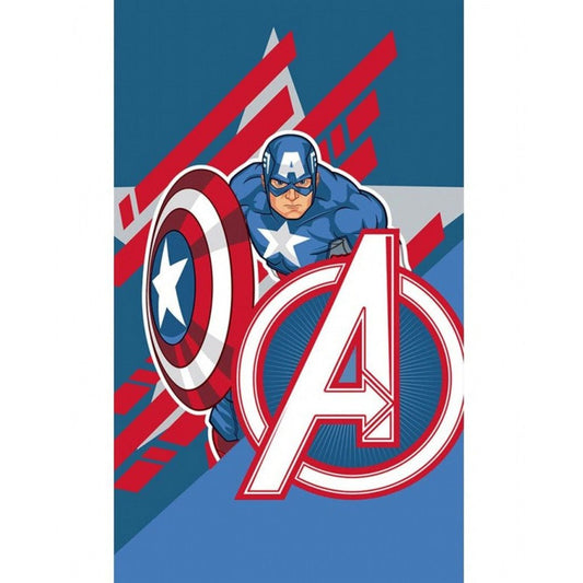 Avengers Captain America Gesichtstuch für Kinder aus Baumwolle – 30 × 50 cm