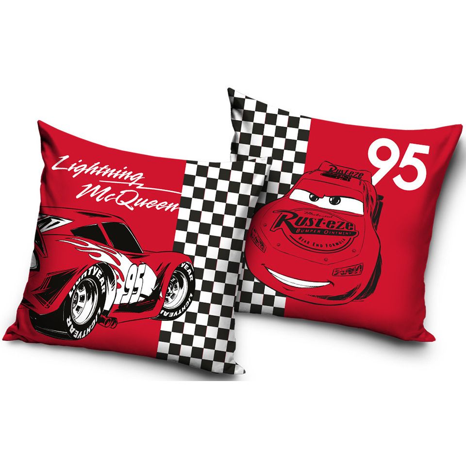 Disney Cars Samt Kissenbezug 40x40 cm